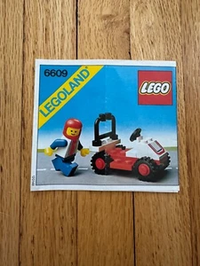 Lego Town Race Car (6609) Instruction Booklet Only - Picture 1 of 1