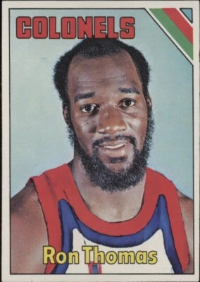 1975 Topps #277 Ron Thomas - Kentucky Colonels - Image 1 of 2