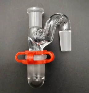 Kurzer Tropfen 14 mm Beiwagen Glas Drop Down Reclaim abnehmbares Glas USA - Bild 1 von 5