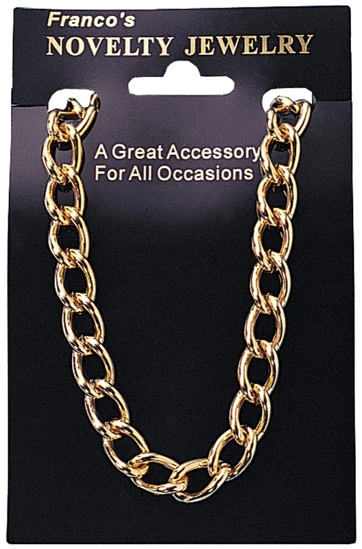 Brand New Pimp Daddy Large 24 Inch Chain Link Necklace Costume Accessory - Image 1 of 1