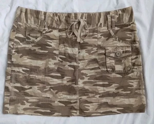 Ann Taylor Loft Camouflage Skirt Grunge Punk Women's Size 12 - Picture 1 of 8