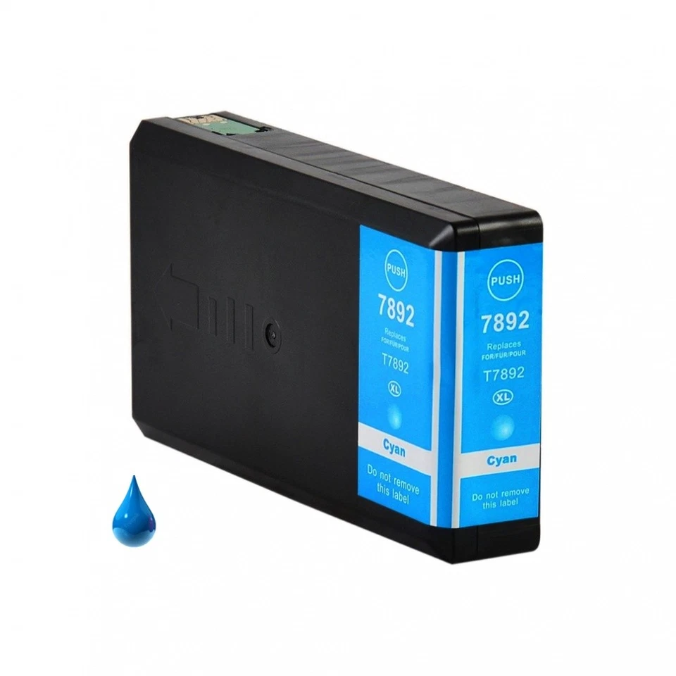 CARTUCCE IN SCONTO Cartuccia Epson T7892 XXL Ciano Compatibile per WF-5620DWF Alta Capacità