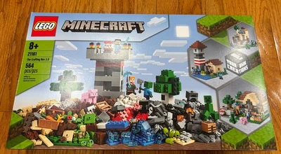 LEGO Minecraft The Crafting Box 3.0 21161 564 pcs Retired NEW - Image 1 of 2