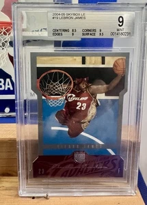2004-05 SKYBOX LE #19 LEBRON JAMES DIE CUT BGS BECKETT GRADED 9 - Bild 1 von 2