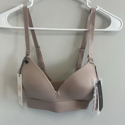 kindred bravely minimalist maternity & nursing plunge bra size XS lilac stone - Image 1 of 4