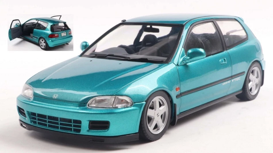 HONDA CIVIC (EG6) AZTEC 1991 PEARL GREEN 1:18 - Immagine 1 di 1