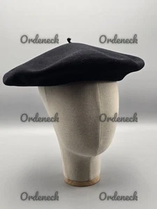 FRANKREICH? - BASKENMÜTZE - SUPER LUXE IMPERMÉABLE PURE LAINE - GR. 57 - VINTAGE - Picture 1 of 11