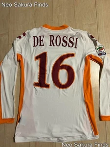 2008-09 AS Roma De Rossi #16 Kappa Jersey w/ Certificate - Player Issue Used - Picture 1 of 7