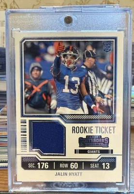 2023 Panini Contenders - Rookie Ticket Swatches Jalin Hyatt #TS15 (MEM, RC)🔥🔥 - Image 1 of 2