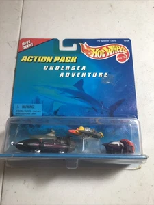 1996 Mattel Hot Wheels Action Pack Undersea Adventure Very Clean - Picture 1 of 4