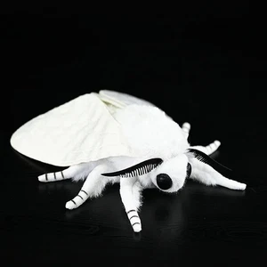 Insecto polilla blanca 10 pulgadas peluche juguete niño muñeca niños regalos - Imagen 1 de 6