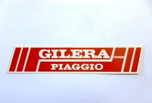 VECCHIO ADESIVO ORIGINALE/ Old Original Sticker GILERA PIAGGIO CORSE (cm 20 x 4) - Picture 1 of 1