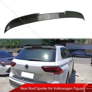 2017-on Fit For Volkswagen Tiguan 2nd 5N SUV Rear Roof Spoiler DTO Style Carbon - Picture 1 of 6