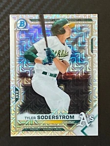 TYLER SODERSTROM MOJO REFRACTOR 2021 Bowman Chrome Prospect #BCP-51 A’s.     6e - Picture 1 of 1