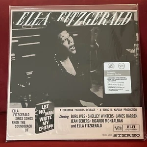 NEW Ella Fitzgerald Let No Man Write My Epitaph Vinyl Verve Acoustic Series - Foto 1 di 9