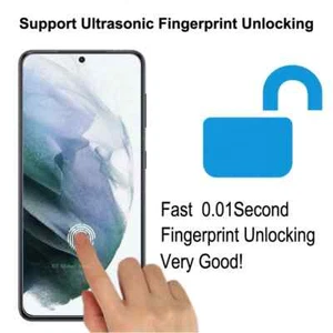 Voll Fingerabdruck Entsperren Gehärteter Bildschirm Für Samsung Galaxy S24 S23 - Bild 1 von 20