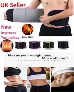 Unisex Slim Work Out Fitness Sport Schweiß Sauna Gürtel Taillentrainer Trimmer (SML) - Bild 1 von 20