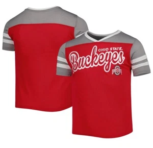 Girls Youth Colosseum Scarlet Ohio State Buckeyes Space Opera T-Shirt NWT XL - Picture 1 of 5