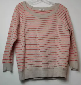 Madewell Lightweight Pullover Striped Knit Crew Neck Sweater Size Small - Picture 1 of 5
