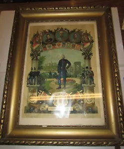 Quadro militare austriaco Francesco Giuseppe 60 x46 cm - Imagen 1 de 21
