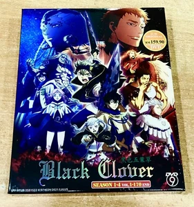 Black Clover (Season 1-4: VOL.1 - 170 End) ~ English Dubbed ~ DVD ~ Free Ship - Imagen 1 de 6