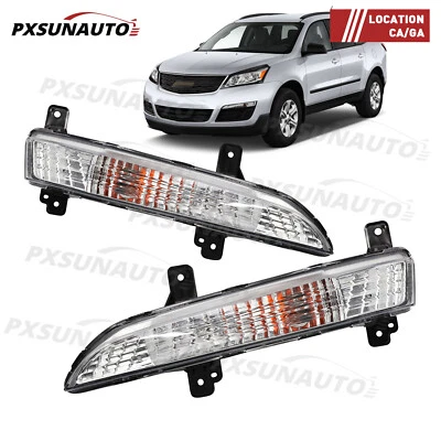 Conjunto de pares de luces antiniebla de señal de giro para Chevrolet Traverse 2013-2017 con bombilla Foto 1 de 4