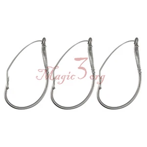 Ganchos protectores de malezas de alambre sin malezas de tiro de gota de pesca de 30 piezas de ancho ANTI-ENGANCHE trucha - Imagen 1 de 7