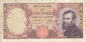 Michelangelo Buonarroti Lire 10.000 ( H 0245 ) - Bild 1 von 1