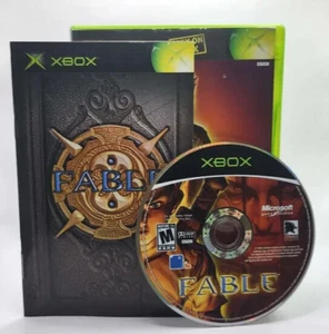 Fable 1 Original Xbox Video Game Complete CIB Black Label TESTED - Picture 1 of 8
