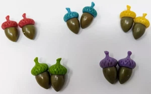 Sneaky Snacky Squirrel Game Replacement PARTS: LOT OF 10 ACORNS BLUE, RED, GREEN - Picture 1 of 1