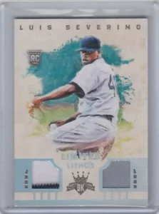 MAGLIA GIOCO 2016 DIAMOND KINGS LUIS SEVERINO DUAL 3 COLORI RELIC ROOKIE RC #D99 - Foto 1 di 1