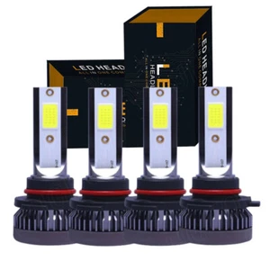 4Pcs Combo LED Headlight For Cadillac Eldorado 1992-2002 High Low Beam Bulbs Kit - Bild 1 von 12