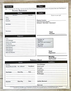 Cashflow Game Rich Dad Poor Dad Individual Replacement Parts - You Pick - Picture 1 of 48