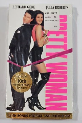 *Factory Sealed* Pretty Woman 10th Anniversary VHS Tape New Foto 1 de 4
