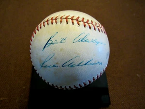 RICHIE ASHBURN BEST ALWAY PHILLIES WHIZ KID HOF SIGNED AUTO 1960'S BASEBALL JSA - Picture 1 of 3