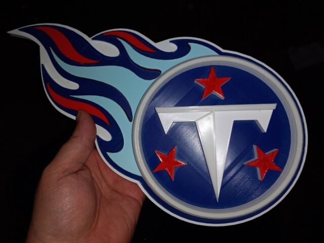 NFL Tennessee Titans 3D Logo Series Wall Art - 12x12