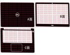 Laptop Kohlefaser Haut Aufkleber Abdeckung für neu Dell Inspiron 5370 i5370 13,3"