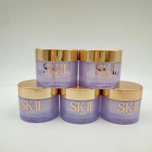 5 x SK-II LXP Ultimate Perfecting Face Cream Pitera 15g Each TOTAL 75g SKII NEW - Picture 1 of 2