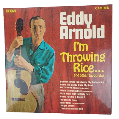 Eddy Arnold - I'm Throwing Rice & Other Favorites 33 RPM Vinyl LP Record, 1965 - Image 1 of 4