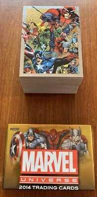 Juego completo de cartas coleccionables de papel aluminio 2014 Rittenhouse🔥MARVEL Universe (90) Spider-Man Foto 1 de 4
