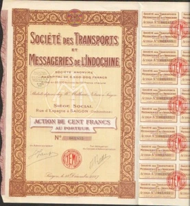 Transport & Kurier aus INDOCHINA (SAIGON INDOCHINA) (U) - Bild 1 von 1
