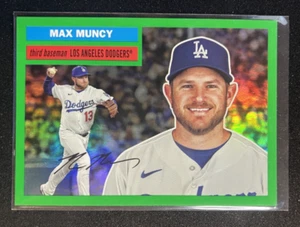 2023 Topps Archives #60 Max Muncy Green Foil Parallel /99 Los Angeles Dodgers - Picture 1 of 2