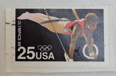 U.S. Postage Stamp ~ 88' Summer Olympics ~ c.1988 ~ 25¢ Stamp ~ Used/Posted ~ 06 - Image 1 of 4