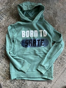 H&M Hoodie Kapuzenpulli Pullover Skater - Gr. 146 / 152 -- Wendepailetten - Bild 1 von 6