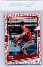 2020  Donruss One Hundred Emoji 128 Luke Weaver  /100
