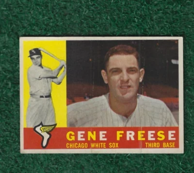GENE FREESE - 1960 TOPPS BASE CARD # 435 - PIRATES - REDS - WHITE SOX - MLB - Image 1 of 2