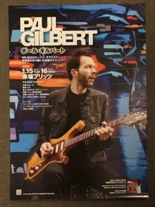Paul Gilbert Mr. Big / Japan Tour 2013 Concert Original Promo Poster B2 20x28in - Picture 1 of 1