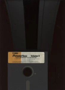 PC WORLD POWERBASE VOLUME V NEUESTE UND BESTE UTILITIES UND TIPPS /5" DISKETTE - Bild 1 von 1