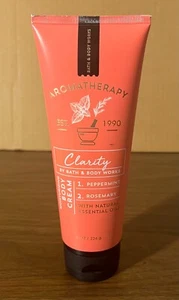 Bath & Body Works Aromatherapy Clarity Peppermint Rosemary Body Cream 8oz - NEW - Picture 1 of 3