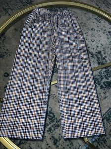 Sz 5 Alice Kathleen Blue Brown Plaid Pants Pockets EUC  - Picture 1 of 2